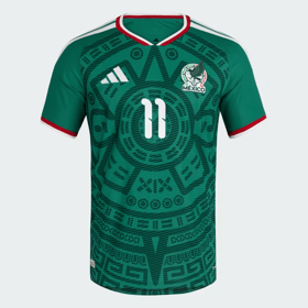 Kid's Mexico 2026 Home Authentic World Cup Shirt S. GIMENEZ #11