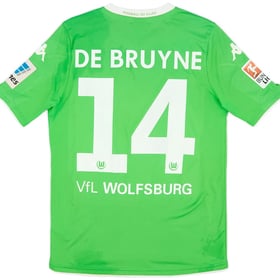 Women's DE BRUYNE VfL Wolfsburg 2014/15 Home Shirt