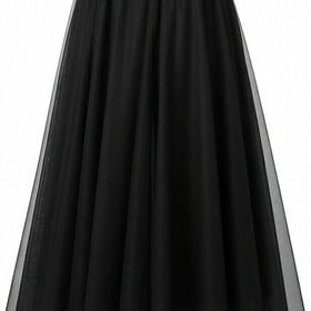 3-Season Women's Tulle Skirt Elastic High Waist A-Line Layered Flowy Long Tutu | Date Night Fall Party Casual Wear