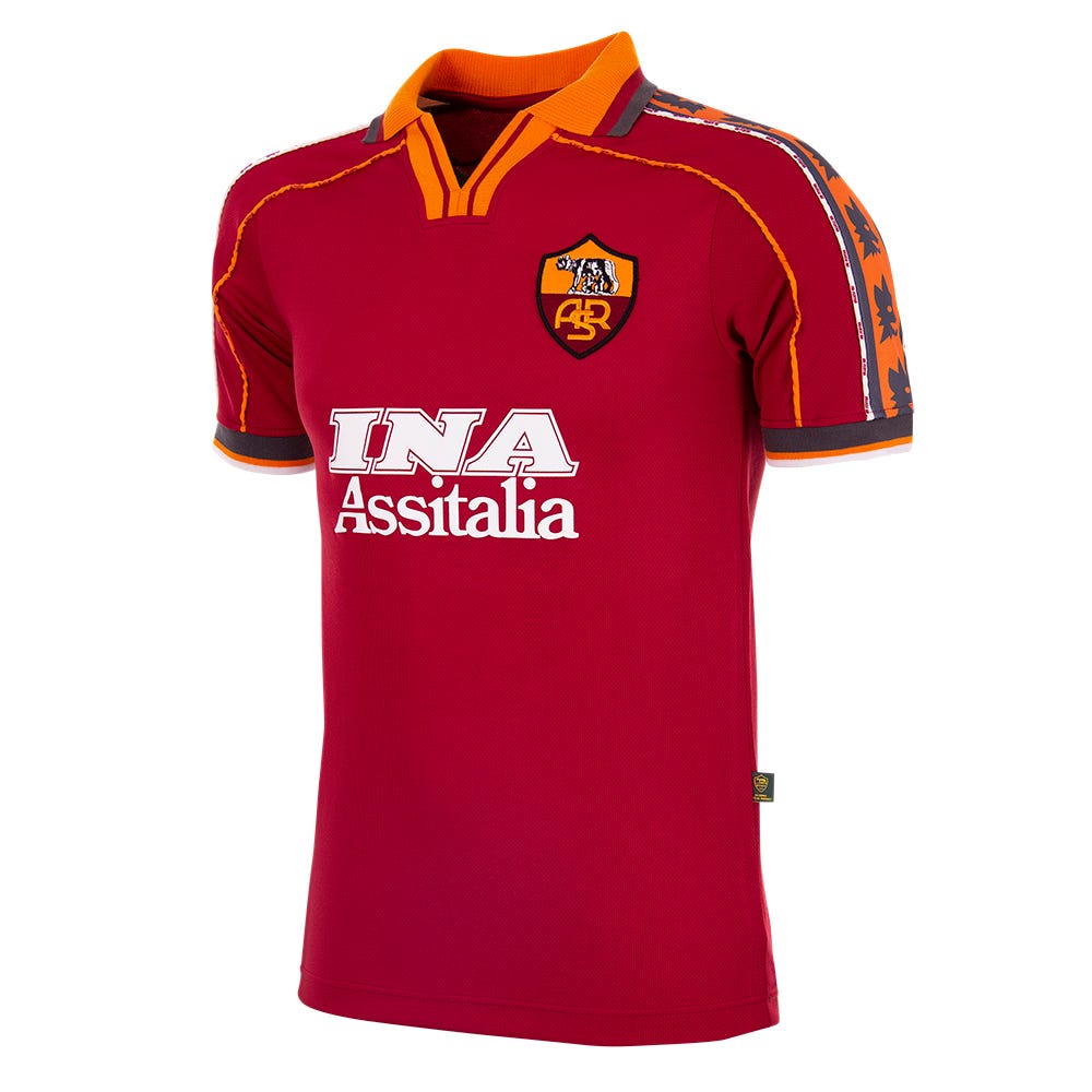 Kinder Roma 1998/99 Heim Retro Trikot