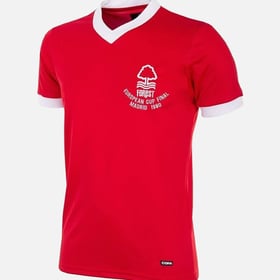 Herren Nottingham Forest 1980 Retro Europapokal Trikot