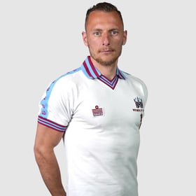 Kinder West Ham United 1980 Retro FA Cup Final Admiral Trikot