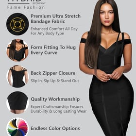 Womens Elegance Stretch Chic Bandage Dress