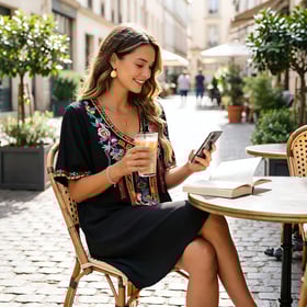 Women's Embroidered Mexican Peasant Dresses, Plus Size Fiesta Boho Dress for Women, Traditional Floral Bohemian Tunic