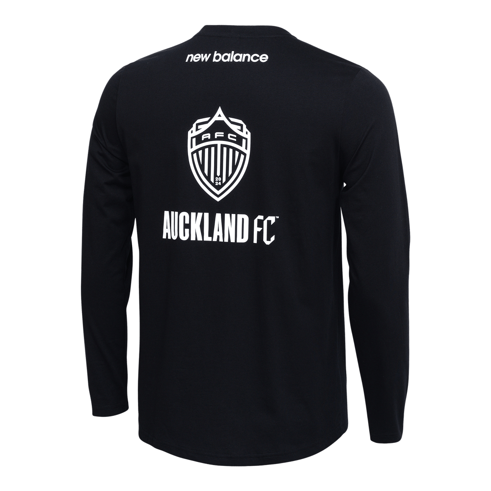 Herren Auckland FC 2024/25 Drittes Casual Langarmshirt - Schwarz