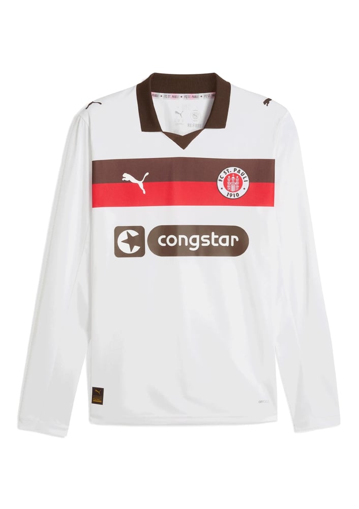 Damen FC St. Pauli 2025/26 Auswärtstrikot Langarm