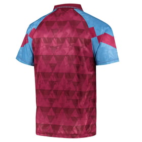 Kinder Aston Villa 1990 Retro Trikot - Rot