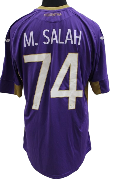 Herren M.SALAH Fiorentina 2014/15 Heimtrikot