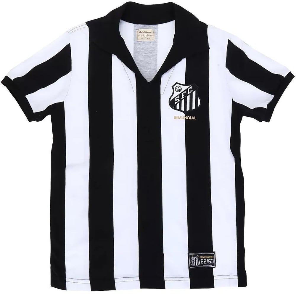 Herren Santos FC 1962/63 Retro Gestreiftes Trikot