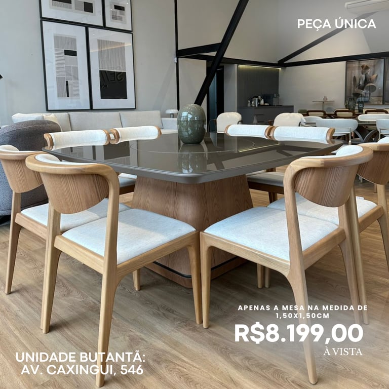 mesa agave troca de mostruário