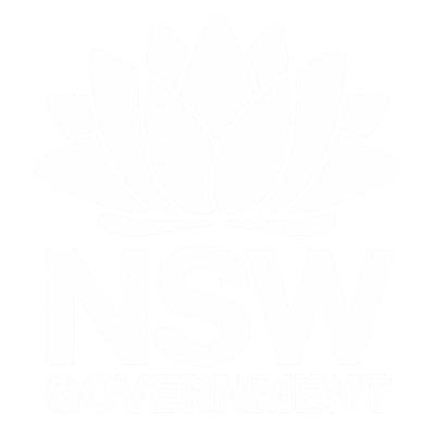 NSW White Logo