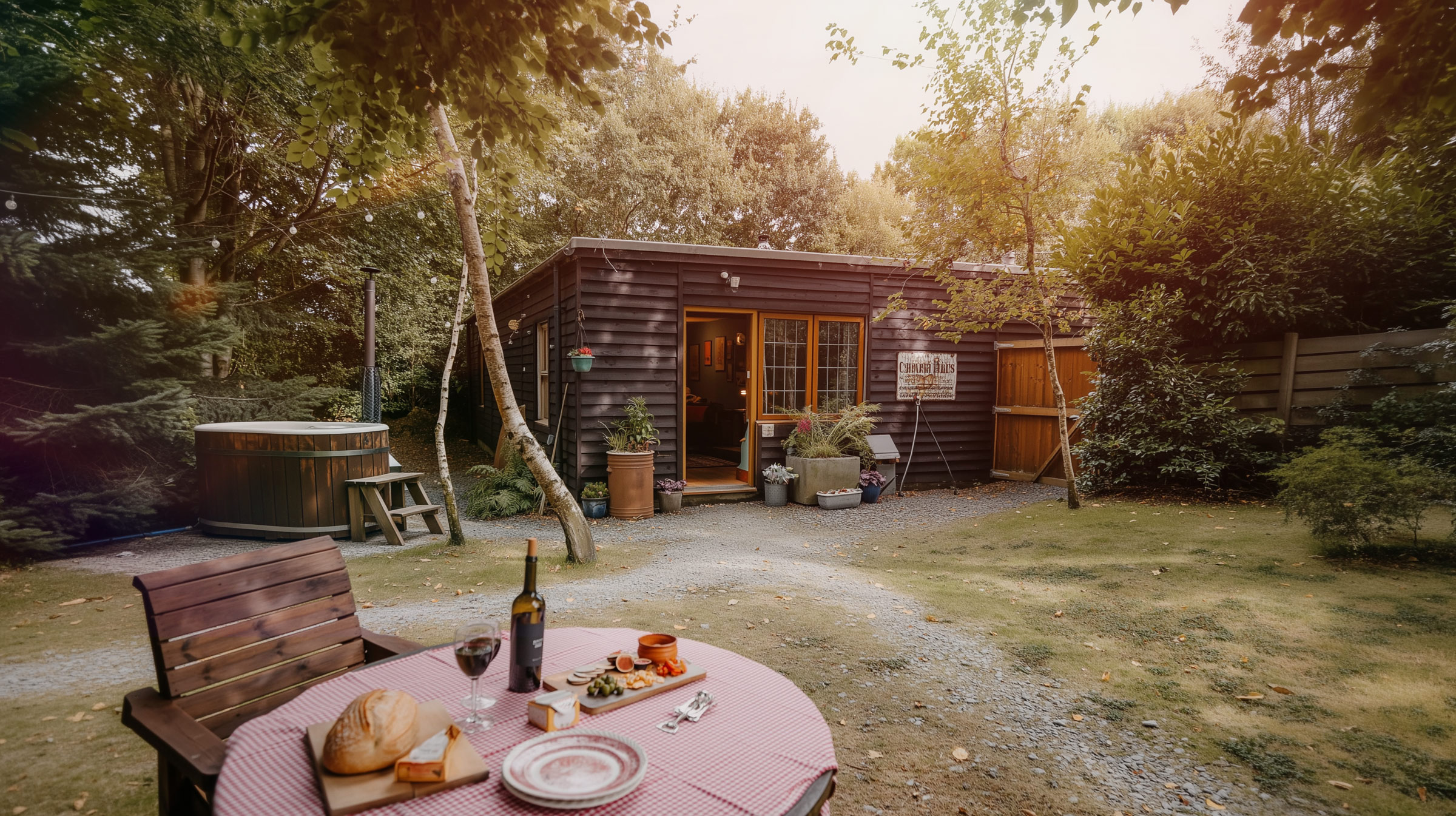 Dine outside, pips cabin, Spring Park