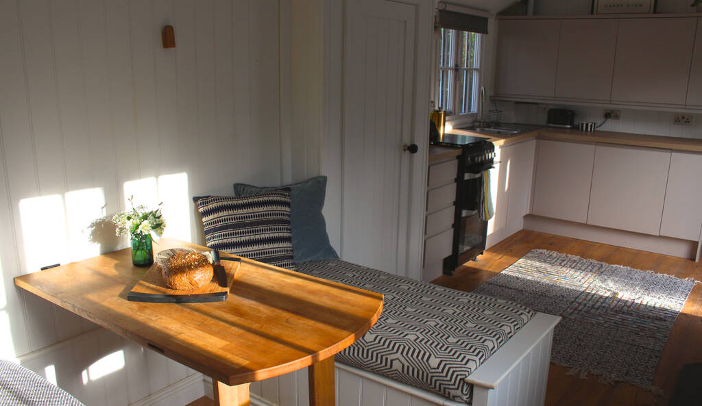 Seating and dining area inside Ragnarr at Spring Park