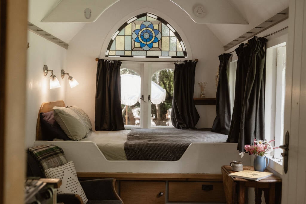 Double bed inside