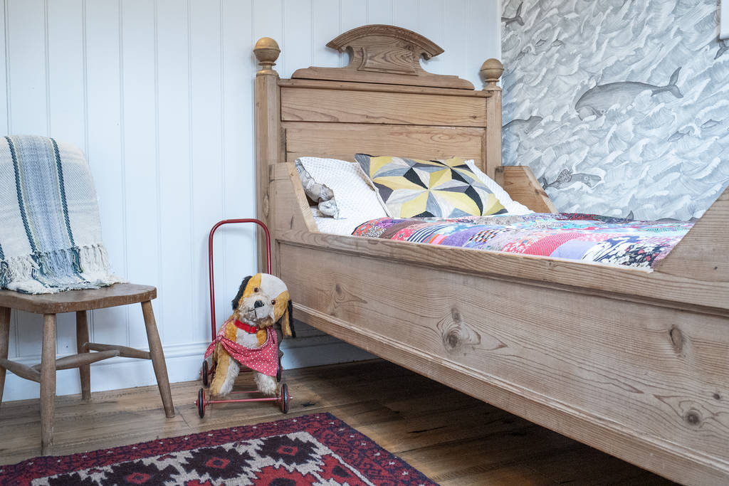 Single bed sleeping area inside Ragnarr at Spring Park