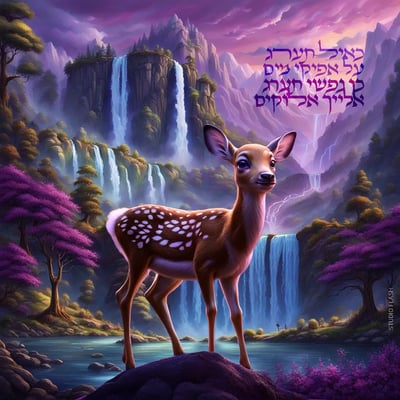 כאיל תערג על אפיקי מים