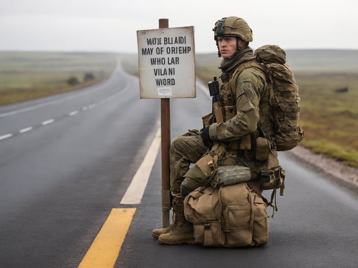 Default_A_picture_of_a_soldier_with_rucksacks_on_him_waiting_f_0