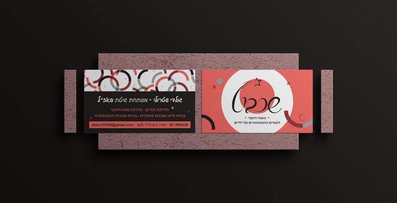 Minimal business card mockup