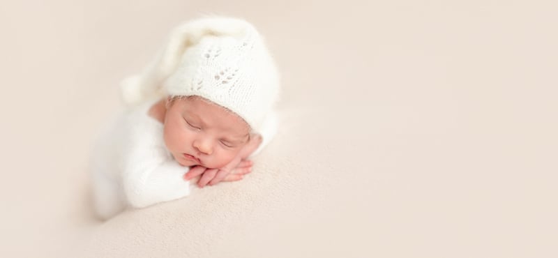 Innocent newborn angel