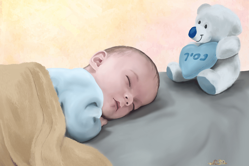 תינוק מלאך-דיוקן הודיה בושארי