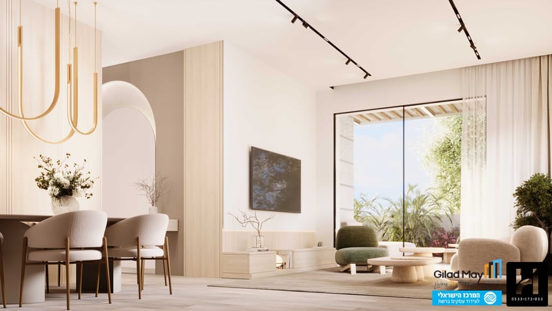 נתיבות_סלון דירת גן