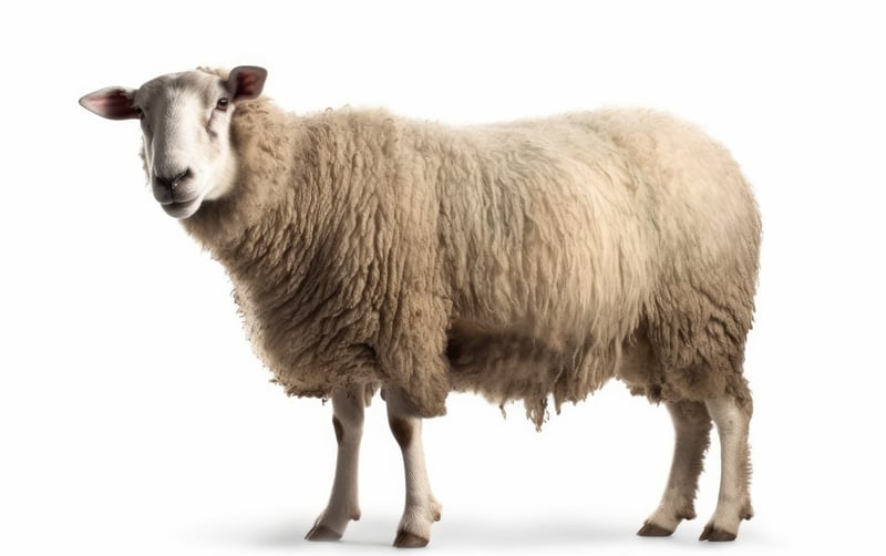 white-sheep-isolated-white-background-livestock-domestic-farm-animals-ai-generated