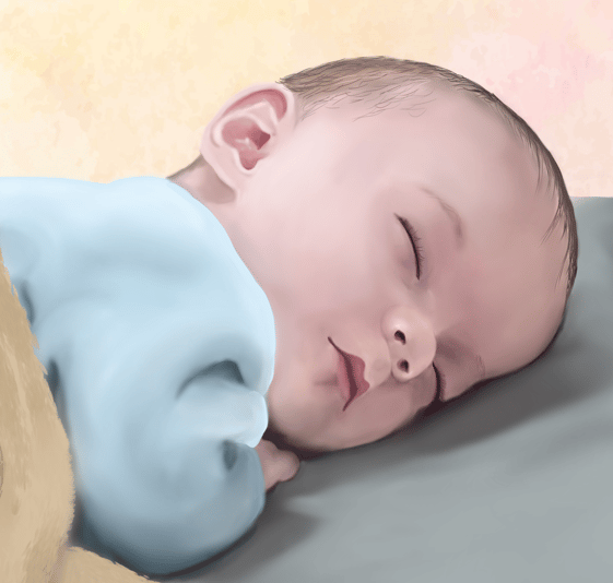 תינוק מלאך-דיוקן הודיה בושארי..