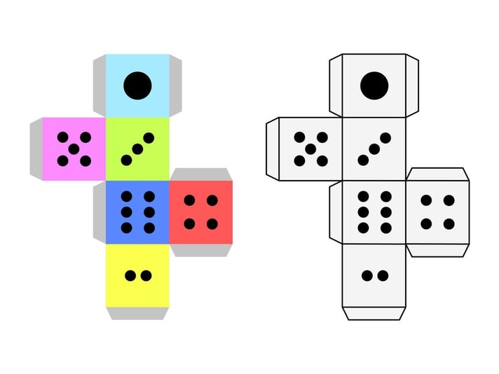 cube-dice-template-design-for-paper-cut-vector