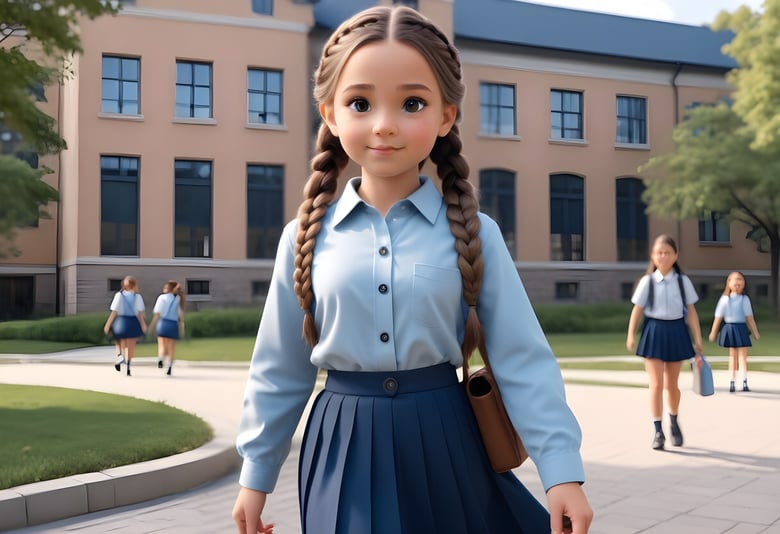 pikaso_texttoimage_adorable-cartoon-style-A-cute-little-girl-is-weari (3)
