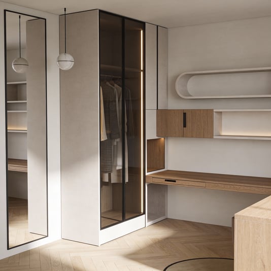 הדמיה אופציה א (הנישה בארון צריכה להיות בצבע קשמיר