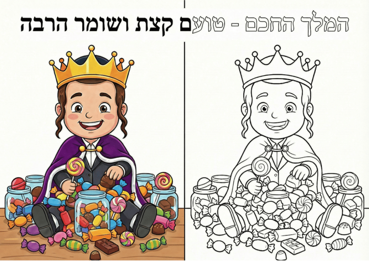 המלך החכם טועם קצת ושומר הרבה