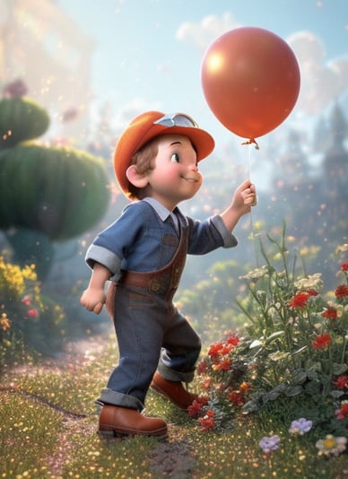 pltn-style---cute-little-boy--clown--reaching-forward-16k-resolution-concept-art-portrait-by-greg-996618079