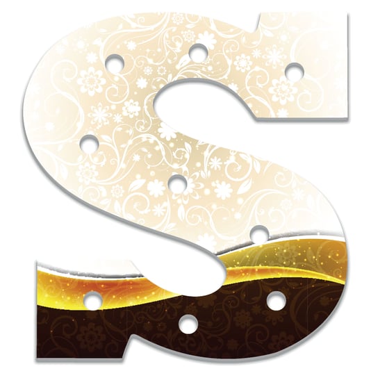 הדפס שחור זהב מלכותי