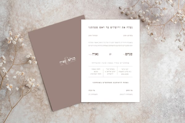 Wedding,Invitation,Card,Mockup,,Two,Sides,,Front,And,Back,,Trendy