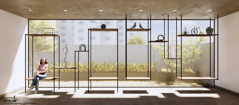 אזור ישיבה קיץ (עיצוב שלי)