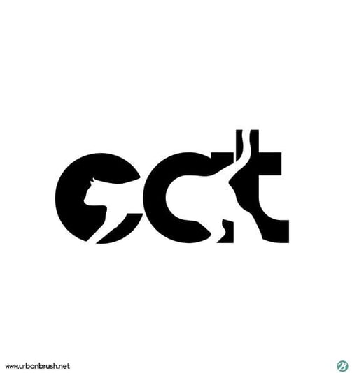 negative space logo design