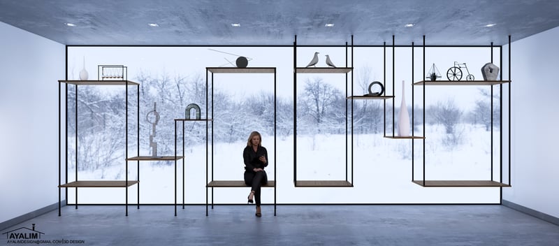 אזור ישיבה חורף (עיצוב שלי)