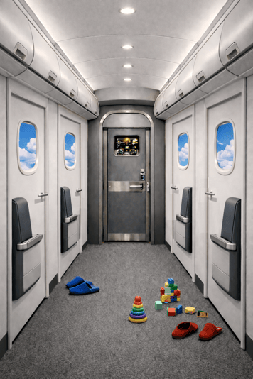 תמונת פרוזדור מחופש למטוס