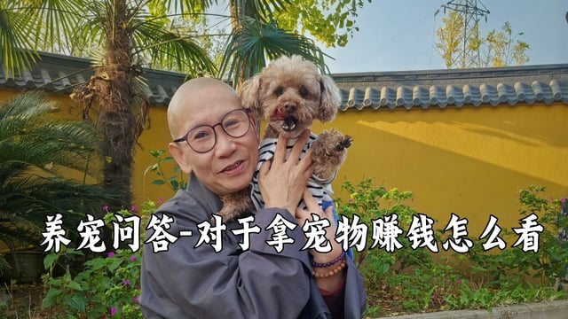对于那些拿动物来赚钱的人，听真严法师怎么说