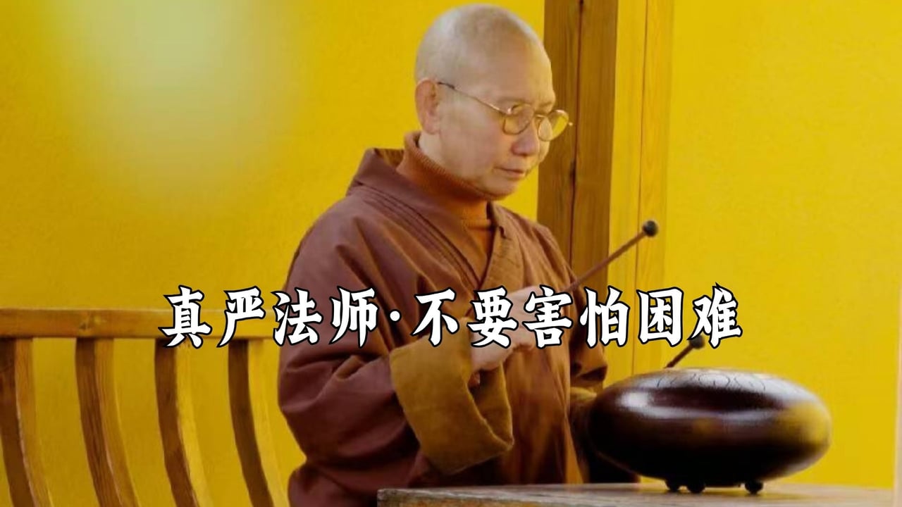 遇到困难意味着什么？——听真严法师怎么说