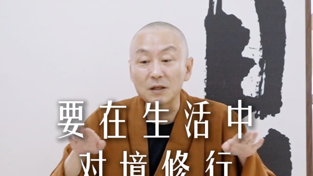 要在生活中对镜修行——源慧法师