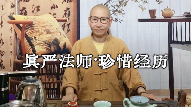 真严法师开示-珍惜经历