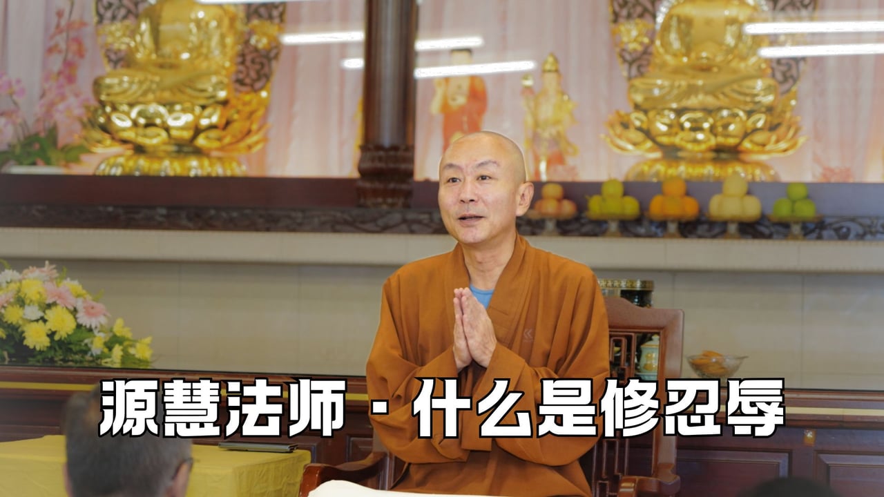 被人欺负忍气吞声就是修忍辱吗？——源慧法师