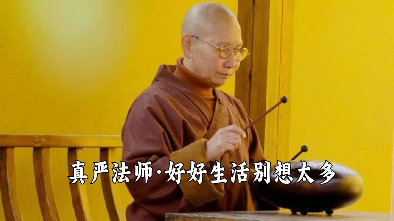 好好生活别想太多——真严法师