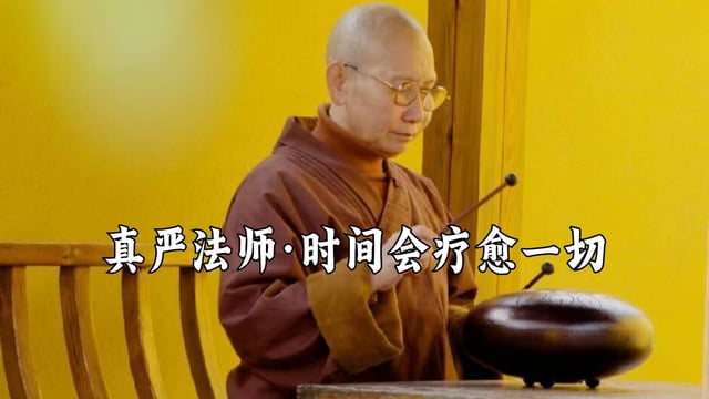 遇到事情了请相信时间会疗愈一切——真严法师