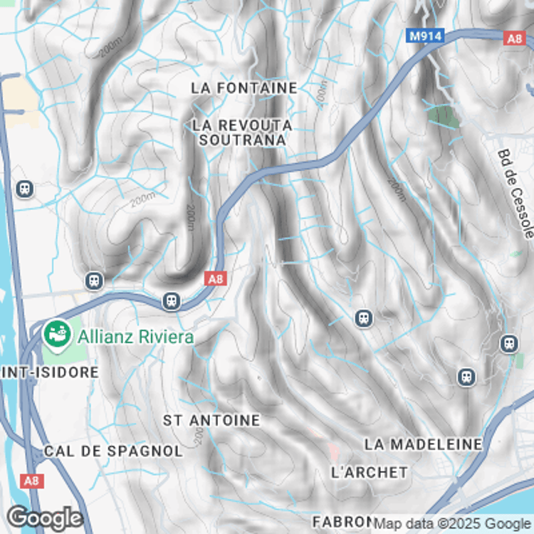 Terrain image of Nice-2