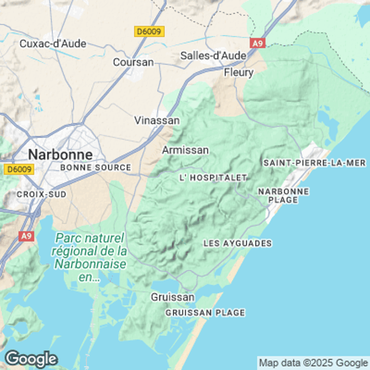 Terrain image of Narbonne-3