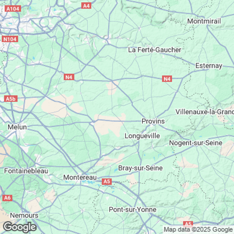 Terrain image of Provins