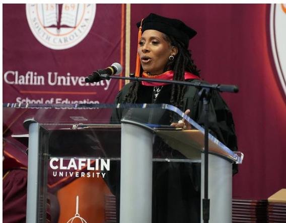 Jotaka Eaddy tells Claflin graduates “Your journey is just beginning” during Claflin University’s Fall 2024 Commencement Convocation