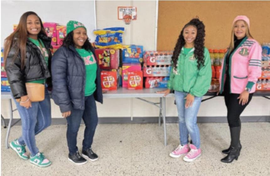 AKA members donate to SC State Athletics as MLK Day of Service project
